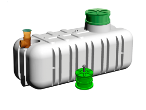 Oczyszczalnia Biologiczna BIO EASY FLOW WIRO 7 PŁASKI (3500l) GOLD