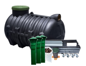 Kompletna Oczyszczalnia 2000L 48mb(3x16mb) 