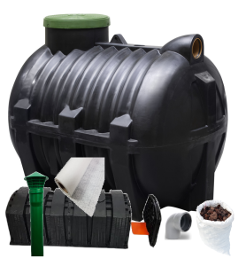 Oczyszczalnia Ekologiczna 3000 L od4 do 6 Osób 6 Tunel 150l
