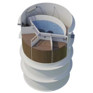 Oczyszczalnia August AF 4 dla 1-4 osób